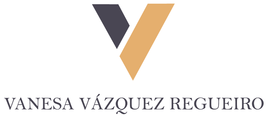 Logotipo de Vanesa Vázquez Regueiro, abogada y pedagoga